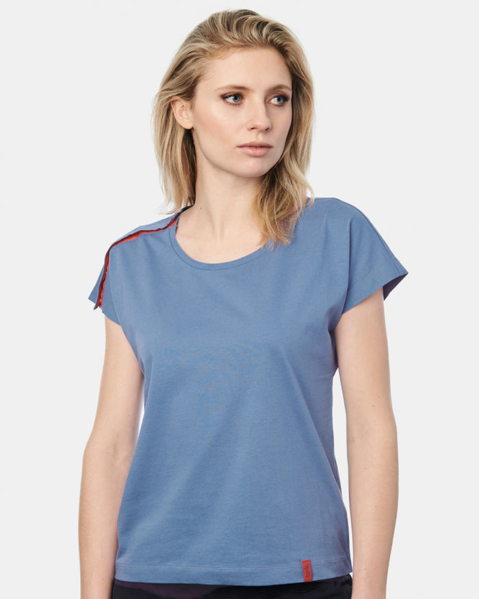 Das Damen T-Shirt Ella in der Farbe Finian Blue
